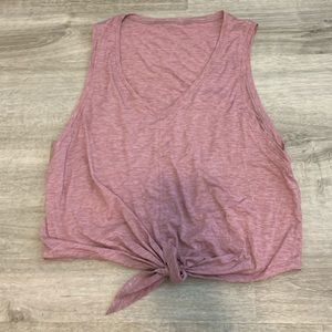 Lululemon Cropped Tie Tank